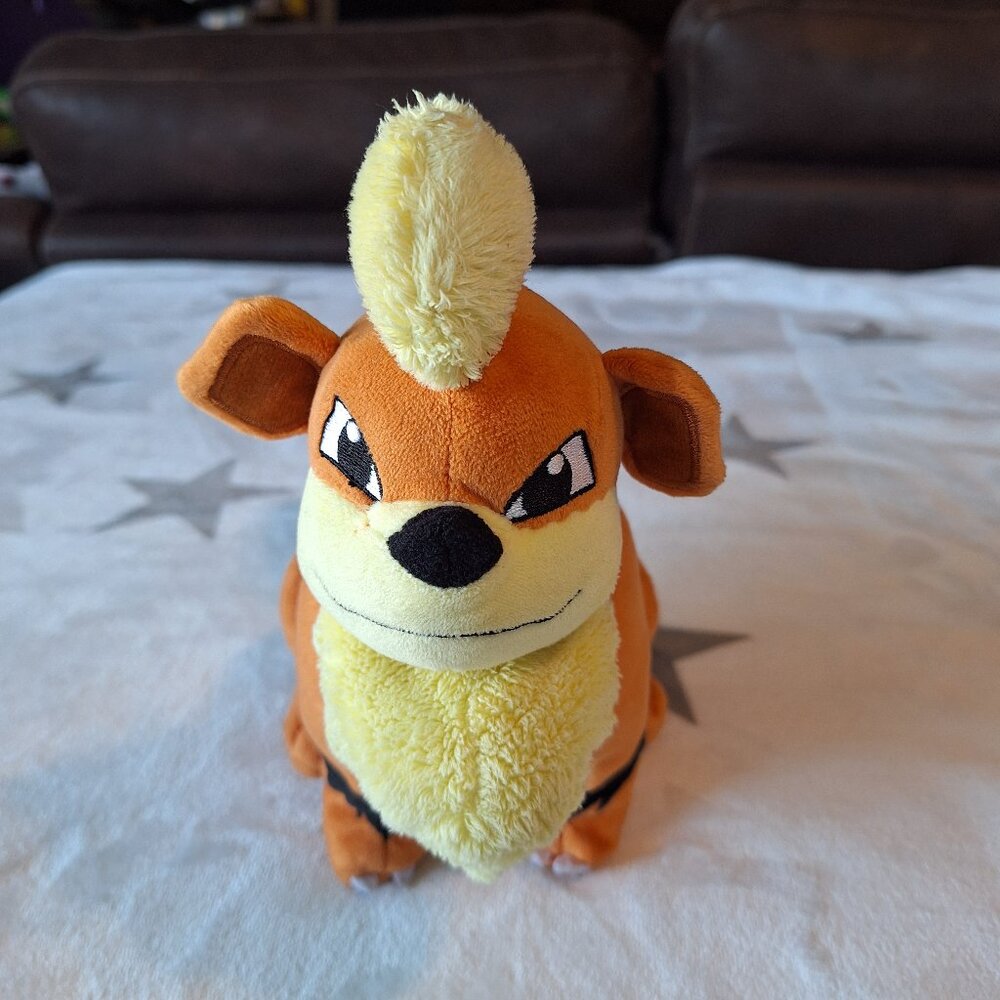 2019 Pokemon Growlithe 10"‎ Plush Stuffed Animal WCT Wicked Cool Toys